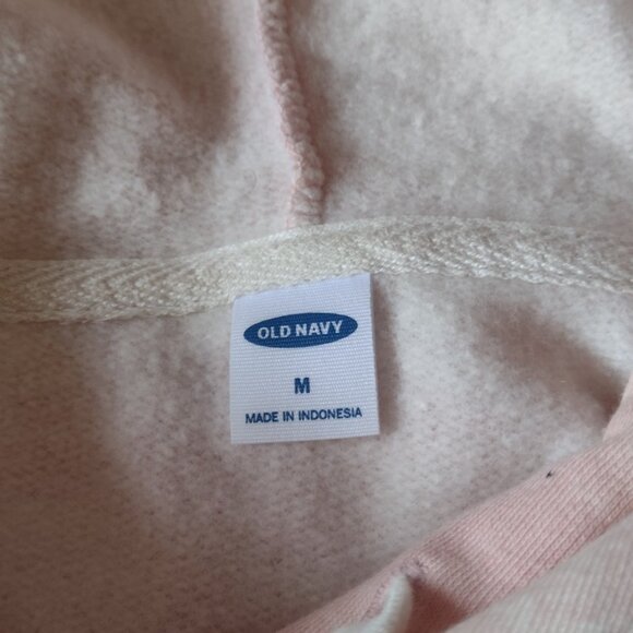 Casual Tie-Dye Pink Sweetshirt with Hoodie - Picture 4 of 4